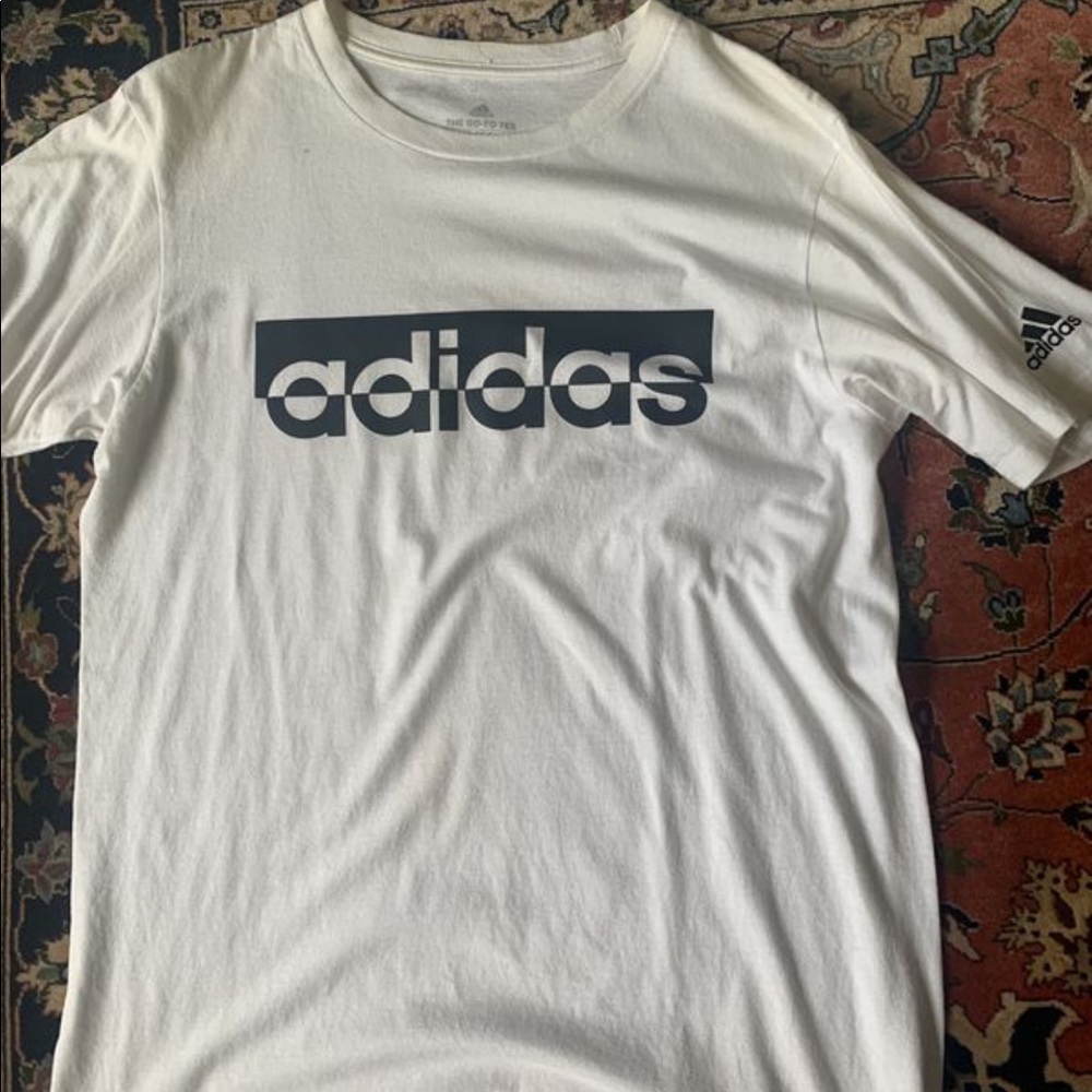 Adidas White Tee